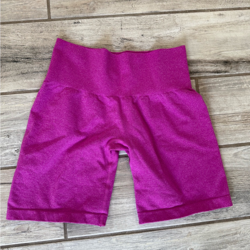 NVGTN Vibrant Pink High-Waisted Shorts